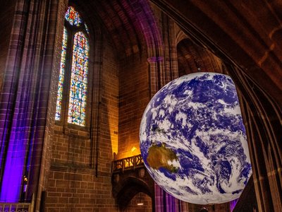 Gaia at Liverpool Cathedral for Liverpool Councils Festival Foto: Phil Longfoot
