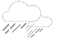 Icon für das aktuelle Wetter heavy intensity rain